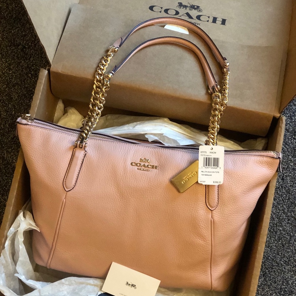 Coach AVA CHAIN TOTE (Blossom)